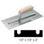 Show details for 12" x 5" Stainless Steel EIFS 1/2" x 1/2" x 2" Notch Trowel with Wood Handle Picture of 12" x 5" Stainless Steel EIFS 1/2" x 1/2" x 2" Notch Trowel with Wood Handle