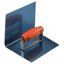 Show details for 7" x 6" x 6" 1/2"R Blue Crucible Steel Inside Step Tool with ProForm® Handle Picture of 7" x 6" x 6" 1/2"R Blue Crucible Steel Inside Step Tool with ProForm® Handle