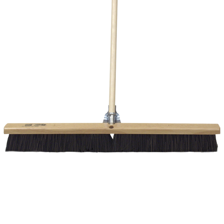 Picture of 24" Wood Concrete Floor Broom with Handle