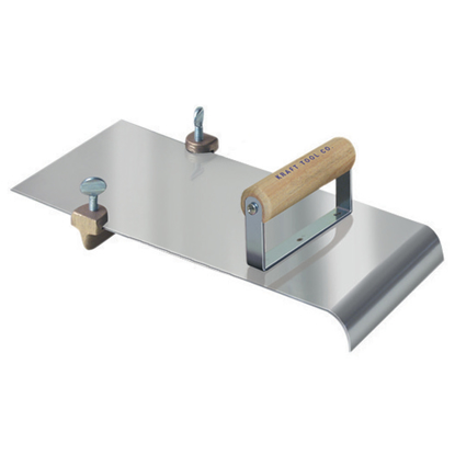 Picture of 5" x 12"  3/4"R, 3/4"D Stainless Steel Edger with Adjustable Groover