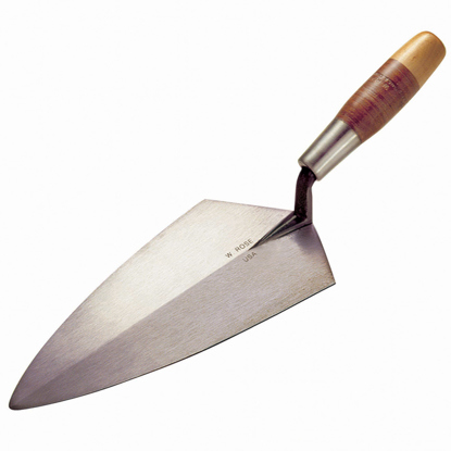 Picture of W. Rose™ 11-1/2" Limber Philadelphia Trowel with Leather Handle