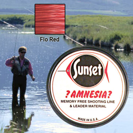 Picture of 20 lb. Red Amnesia Memory Free Fishing Line (Box of 10 spools)