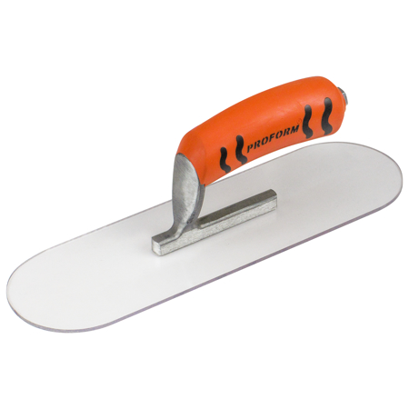 Picture of 14" x 4" Round End Plexi-Plastic Trowel with ProForm® Handle