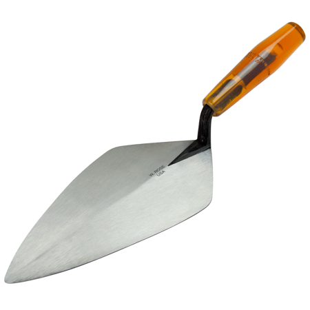 Picture of W. Rose™ 11” Wide London Brick Trowel with Low Lift Shank on a Plastic Handle