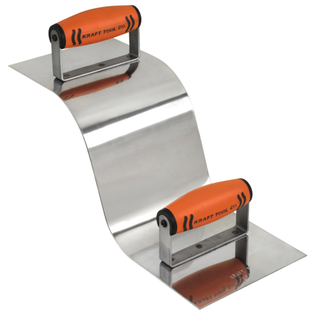 Picture of Stainless Steel Curb & Gutter Tool, 3"R Curb, 2"R Gutter with ProForm® Handle