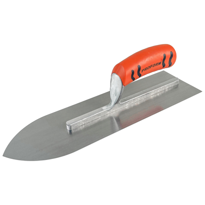 Picture of 16" x 4-1/2" Carbon Steel Pointed Sword Trowel with ProForm® Handle