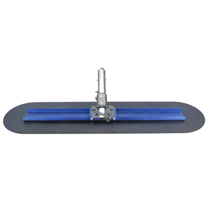 Picture of 72" Big "D" Round End Blue Steel Bull Float with EZY-Tilt® II Bracket