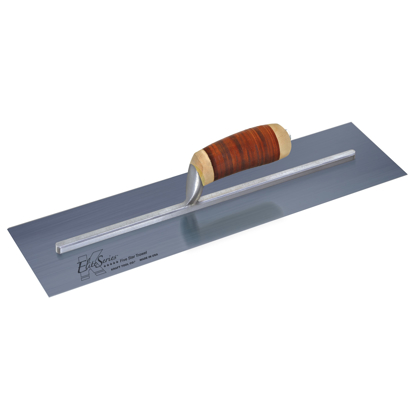 Picture of 16" x 4" Elite Series Five Star™ Blue Steel Cement Trowel with Leather Handle