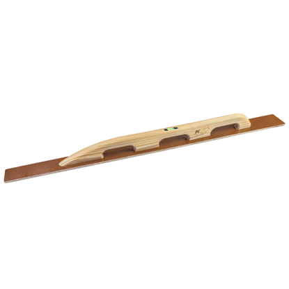 Picture of 45" Tapered Laminated Canvas-Resin Hand Darby with 3-Hole Handle with Level Vial