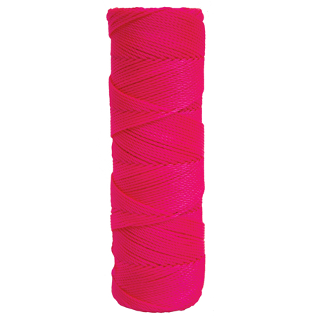 Picture of Fluorescent Pink Twisted Nylon Line - 500' Tube
